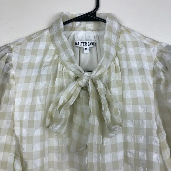 Walter Baker NWOT Gingham Baby Doll Dress - Picture 4 of 8